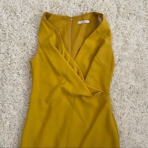 Yellow mustard dress